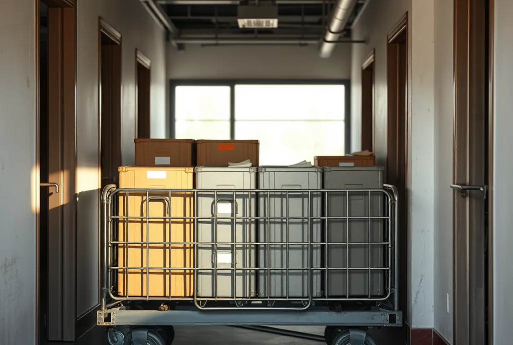 Retirada de archivo y mobiliario